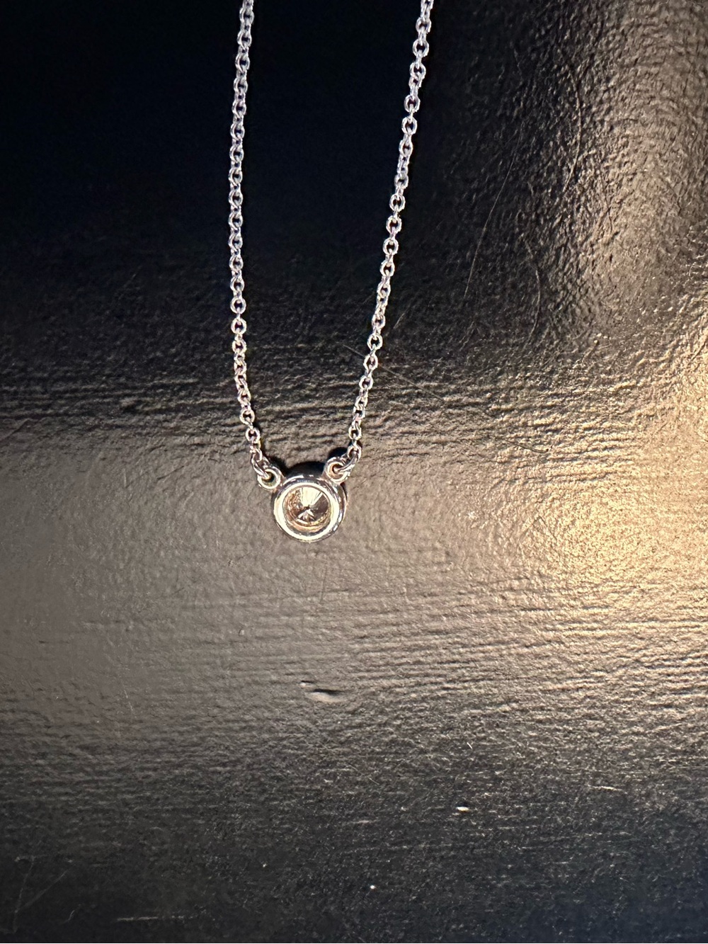 AUTHENTIC Tiffany & Co. Peretti .17 Diamonds by the Yard 16” Silver Pendant - Picture 10 of 15